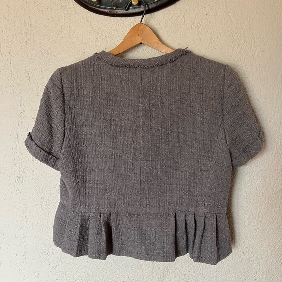 J.Crew Two Piece Suiting Cotton Boucle Tweed jacket and Pencil Skirt Suit - Picture 4 of 14